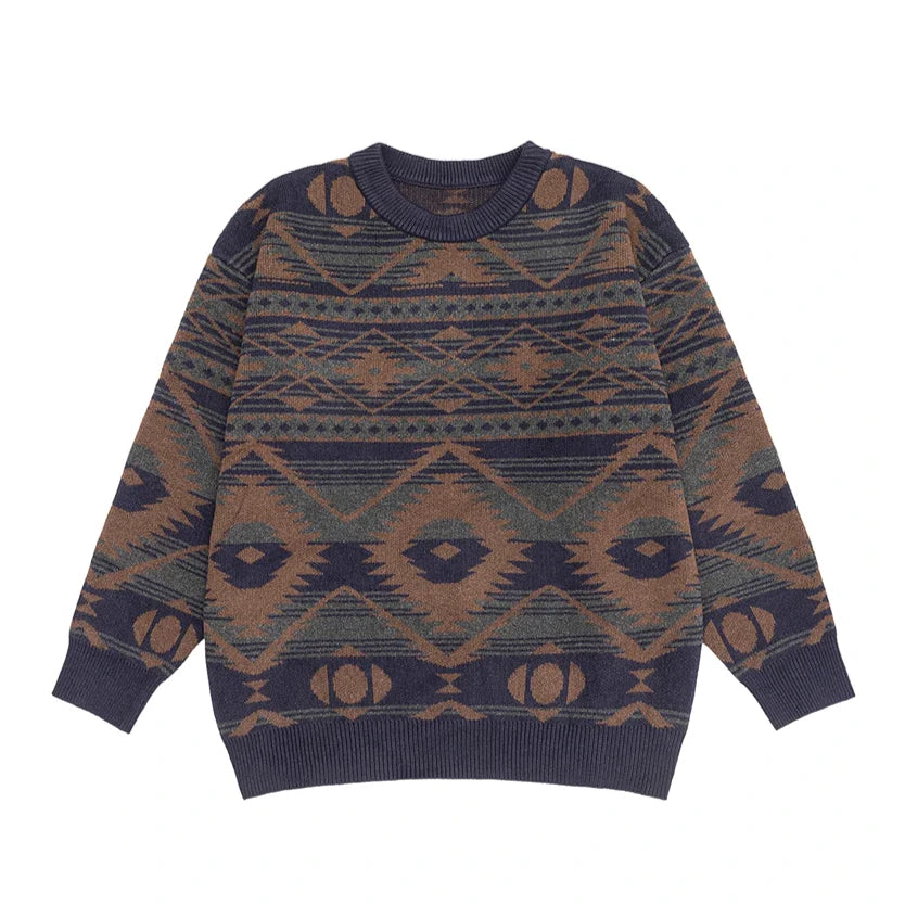 Jacquard Grandad Jumper