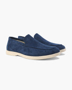 Suede Loafers with Classic Elegance
