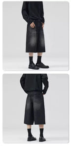 Long Length Vintage Wash Jorts