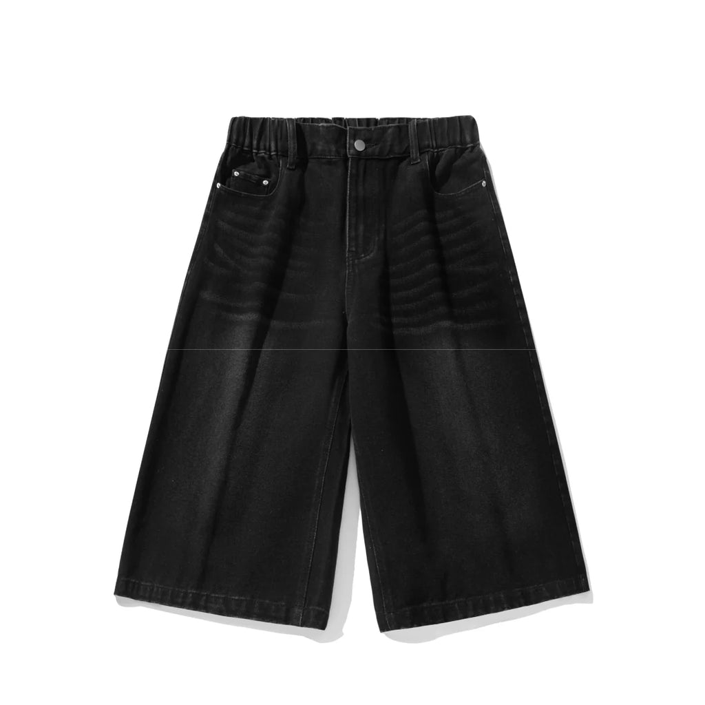 Long Length Vintage Wash Jorts