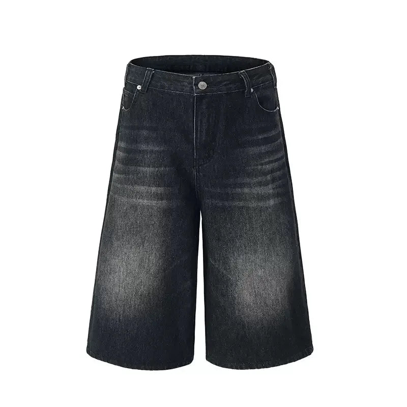 Long Length Vintage Wash Jorts