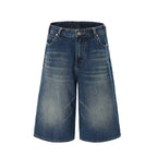 Long Length Vintage Wash Jorts