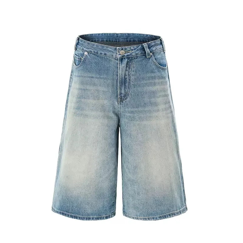 Long Length Vintage Wash Jorts