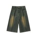 Long Length Vintage Wash Jorts