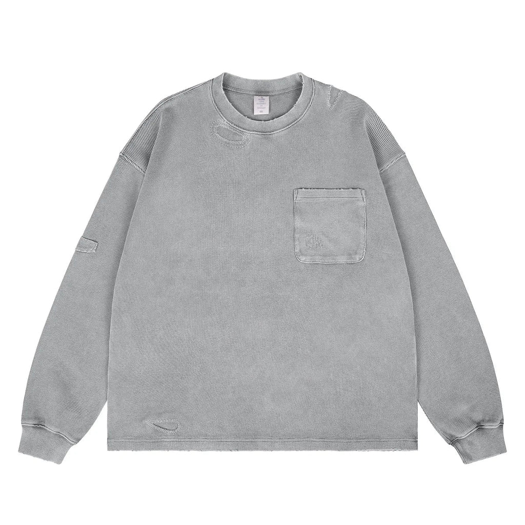 Long Sleeve Waffle T-Shirt