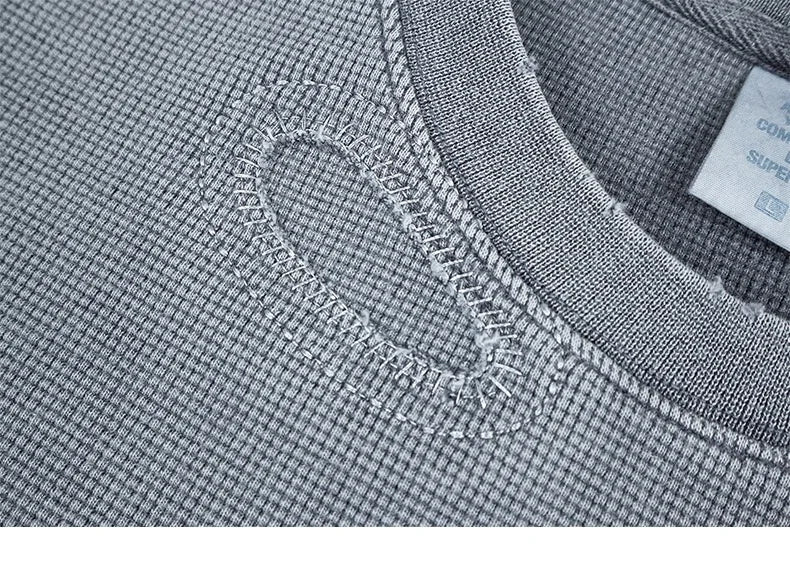 Long Sleeve Waffle T-Shirt