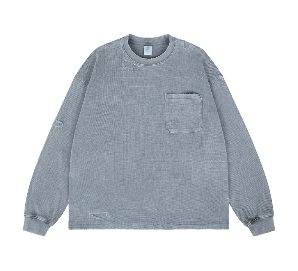 Long Sleeve Waffle T-Shirt
