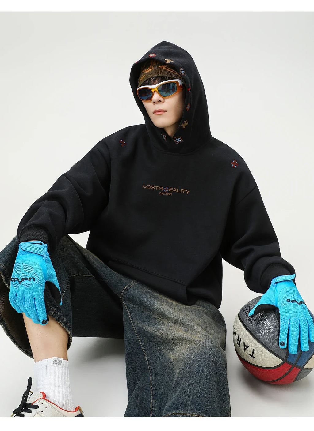 Lost Reality Embroidered Hoodie