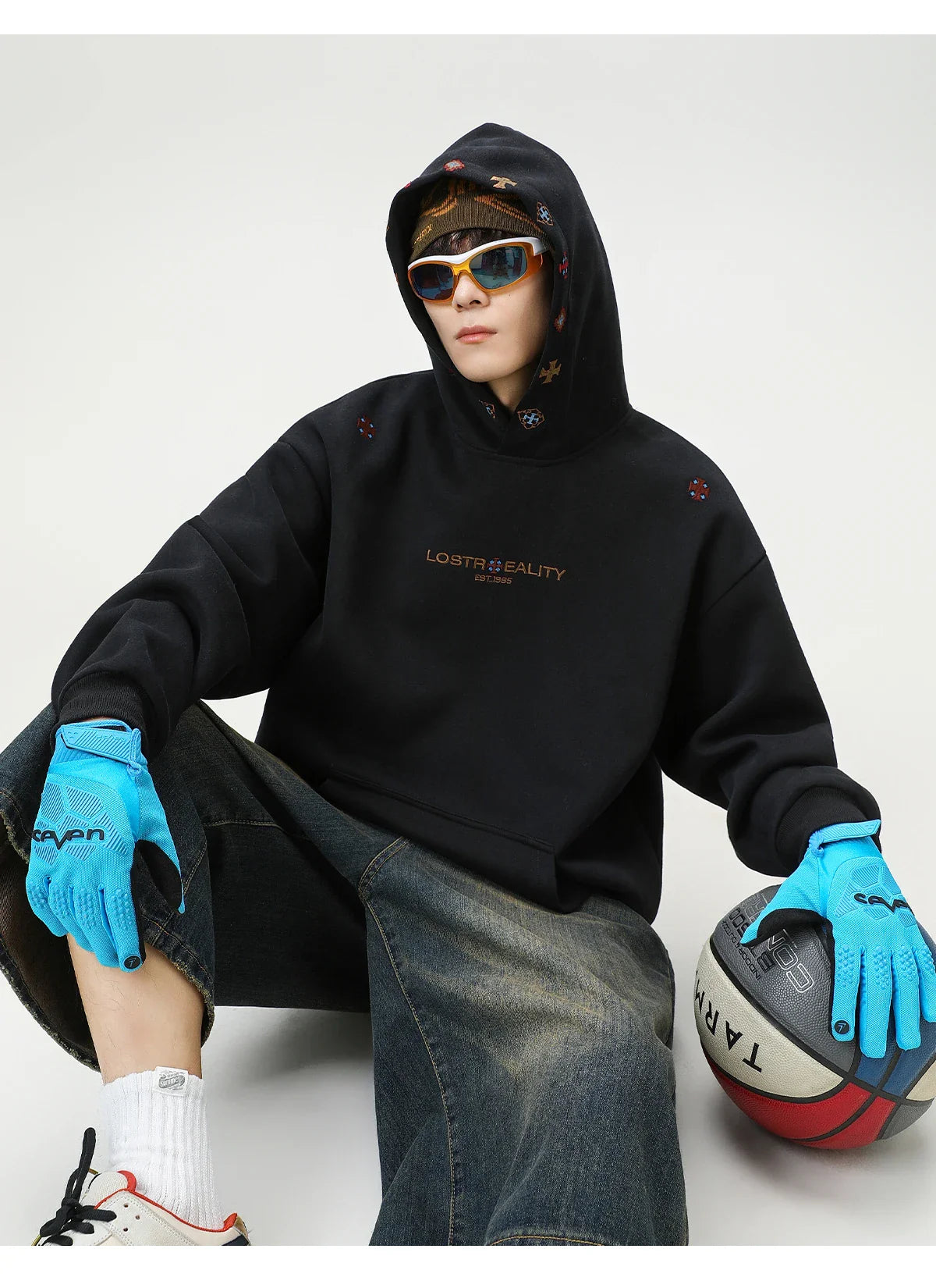 Lost Reality Embroidered Hoodie