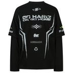 MCCANN 'Overdrive' Layered Long Sleeve T-Shirt