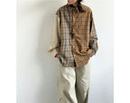 Mixed Check Long Sleeve Shirt