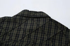 Mock Layer Textured Check Shirt