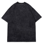 'Nightmare Heart' Acid Washed Graphic Print T-Shirt