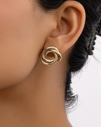 Knot Design Stud Earrings