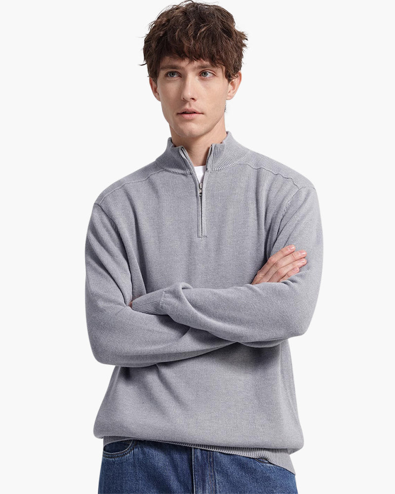 Premium Merino Wool Zip-Up Jacket