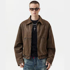 Oil-Waxed Canvas Zip Jacket