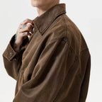 Oil-Waxed Canvas Zip Jacket