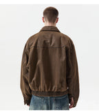Oil-Waxed Canvas Zip Jacket