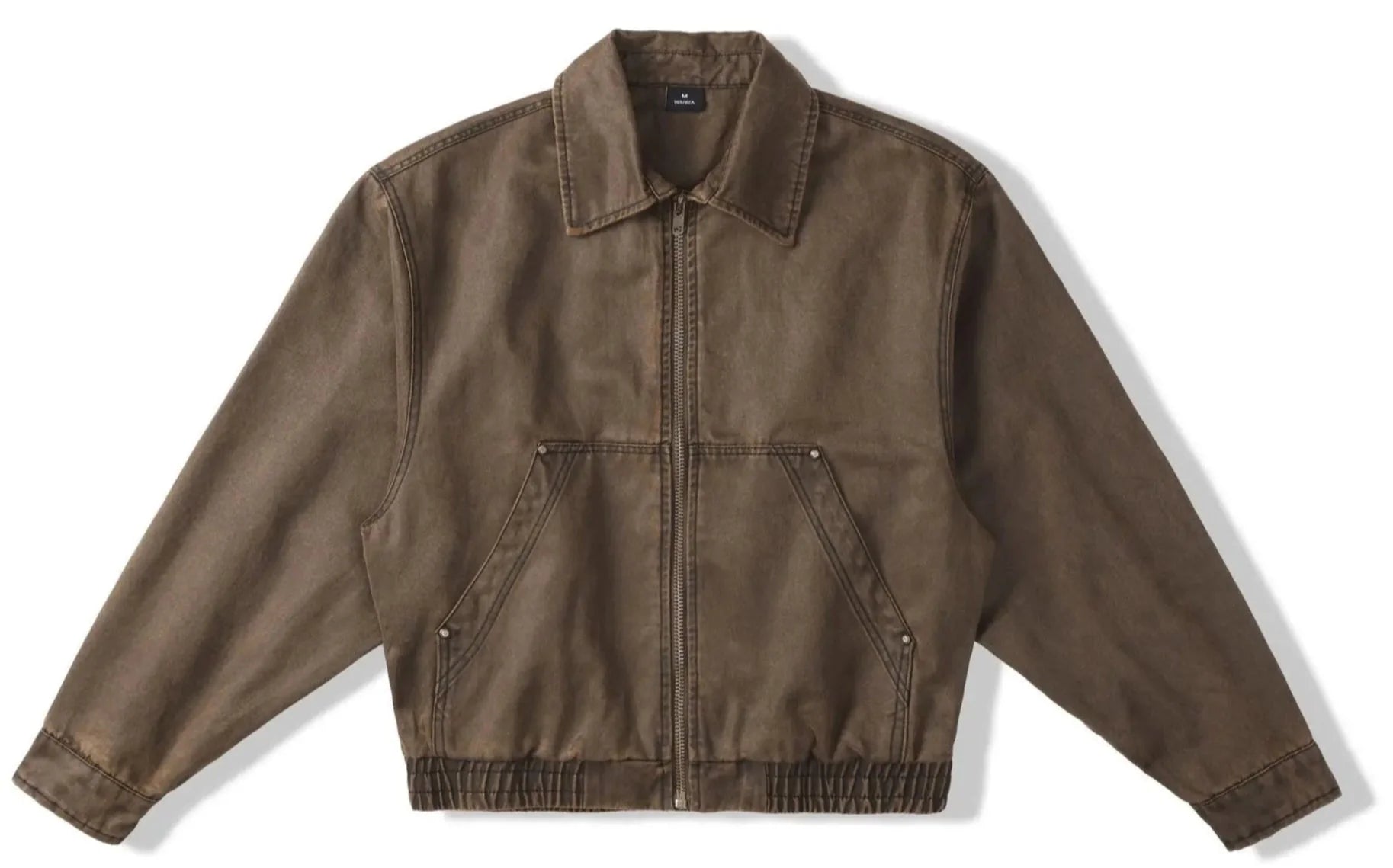Oil-Waxed Canvas Zip Jacket