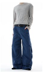 Baggy Washed Canvas Jeans