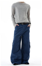 Baggy Washed Canvas Jeans