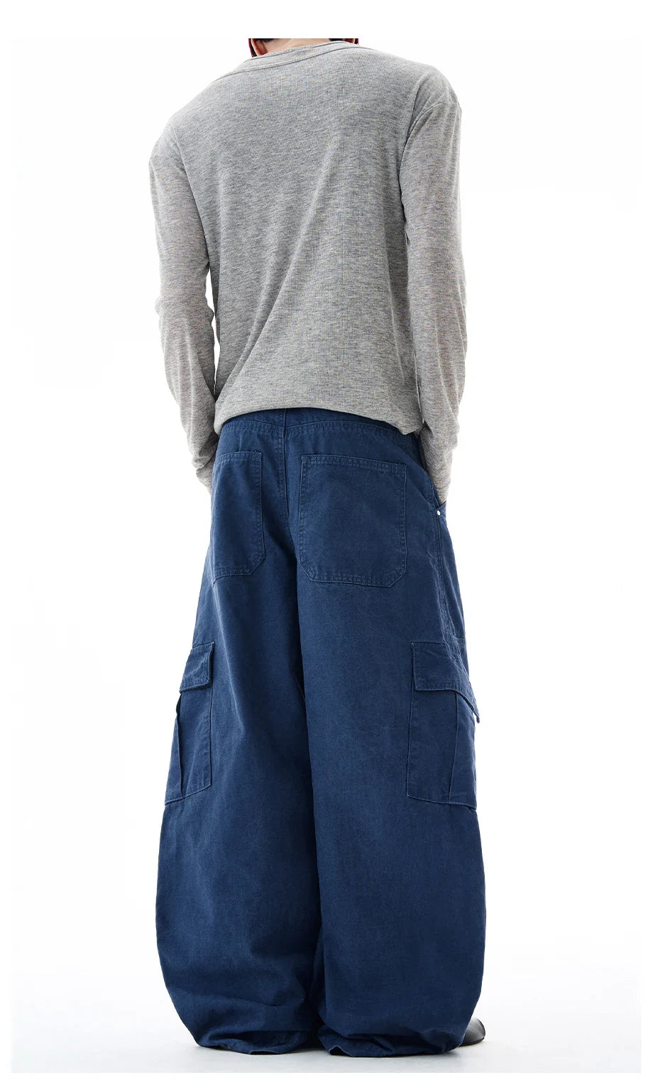 Baggy Washed Canvas Jeans