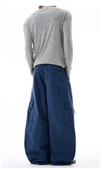 Baggy Washed Canvas Jeans