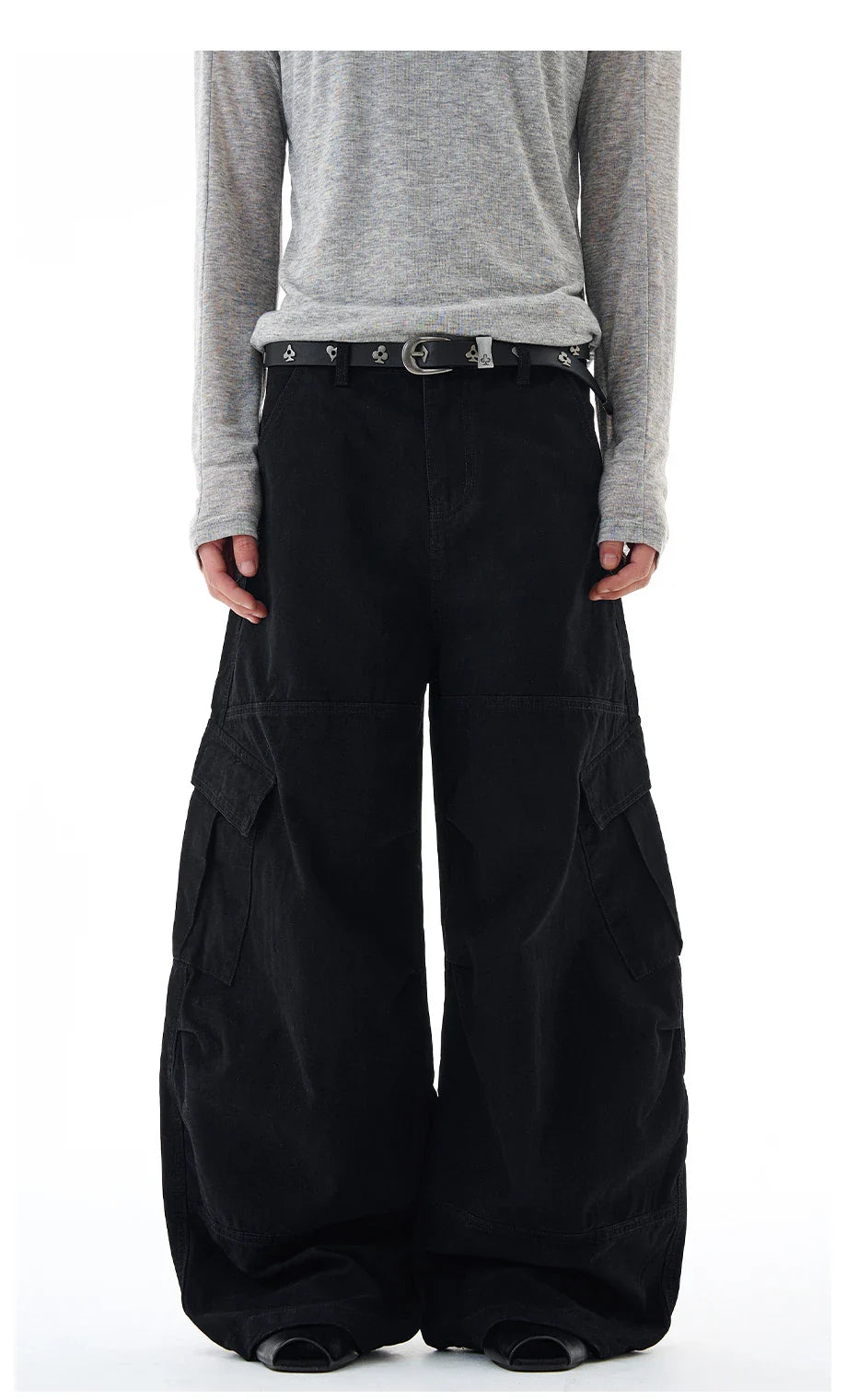 Baggy Washed Canvas Jeans