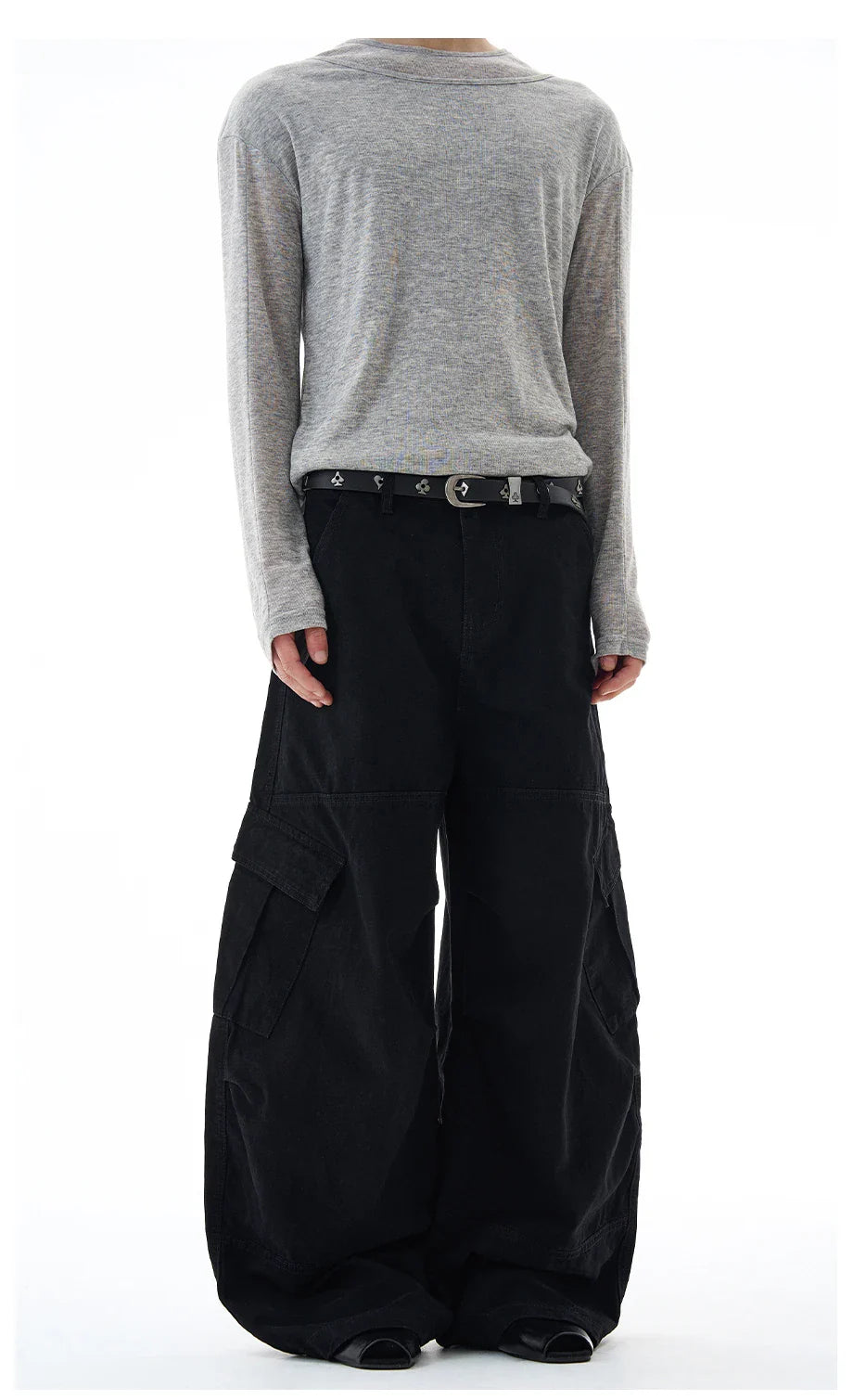 Baggy Washed Canvas Jeans