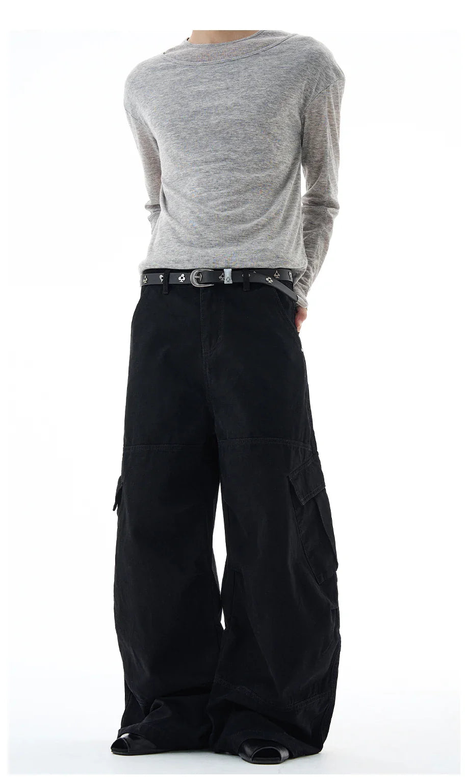 Baggy Washed Canvas Jeans