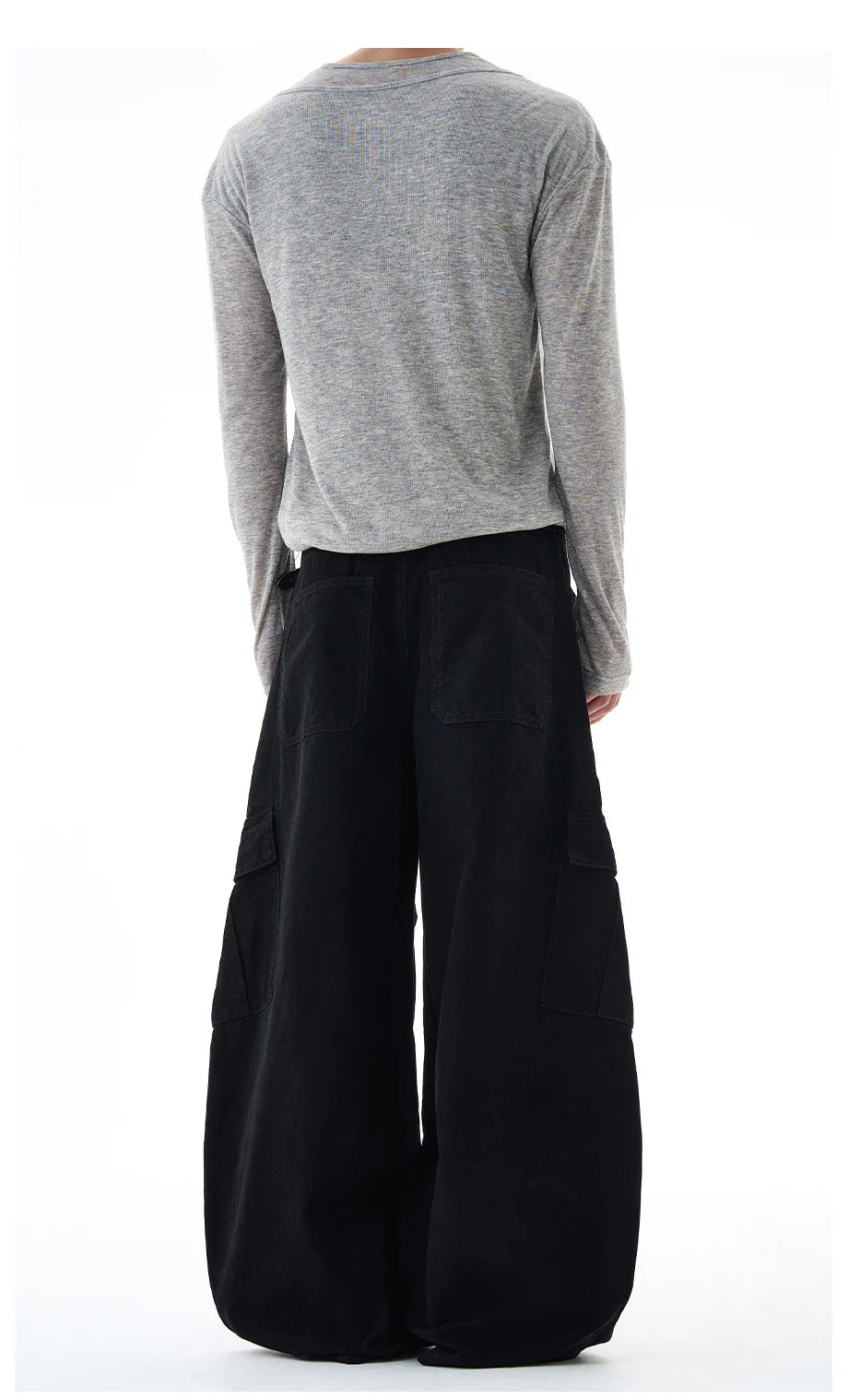 Baggy Washed Canvas Jeans