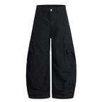 Baggy Washed Canvas Jeans
