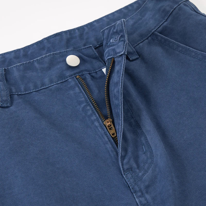 Baggy Washed Canvas Jeans