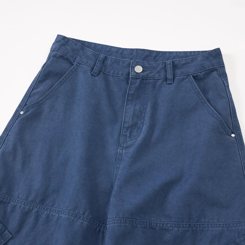 Baggy Washed Canvas Jeans