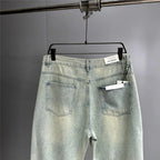 Pale Blue Baggy Jeans