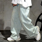Pale Blue Baggy Jeans