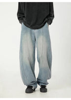 Panelled Arc-Leg Jeans