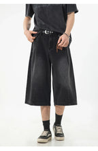 Pleat Front Vintage Wash Jorts