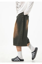 Pleat Front Vintage Wash Jorts