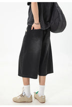 Pleat Front Vintage Wash Jorts