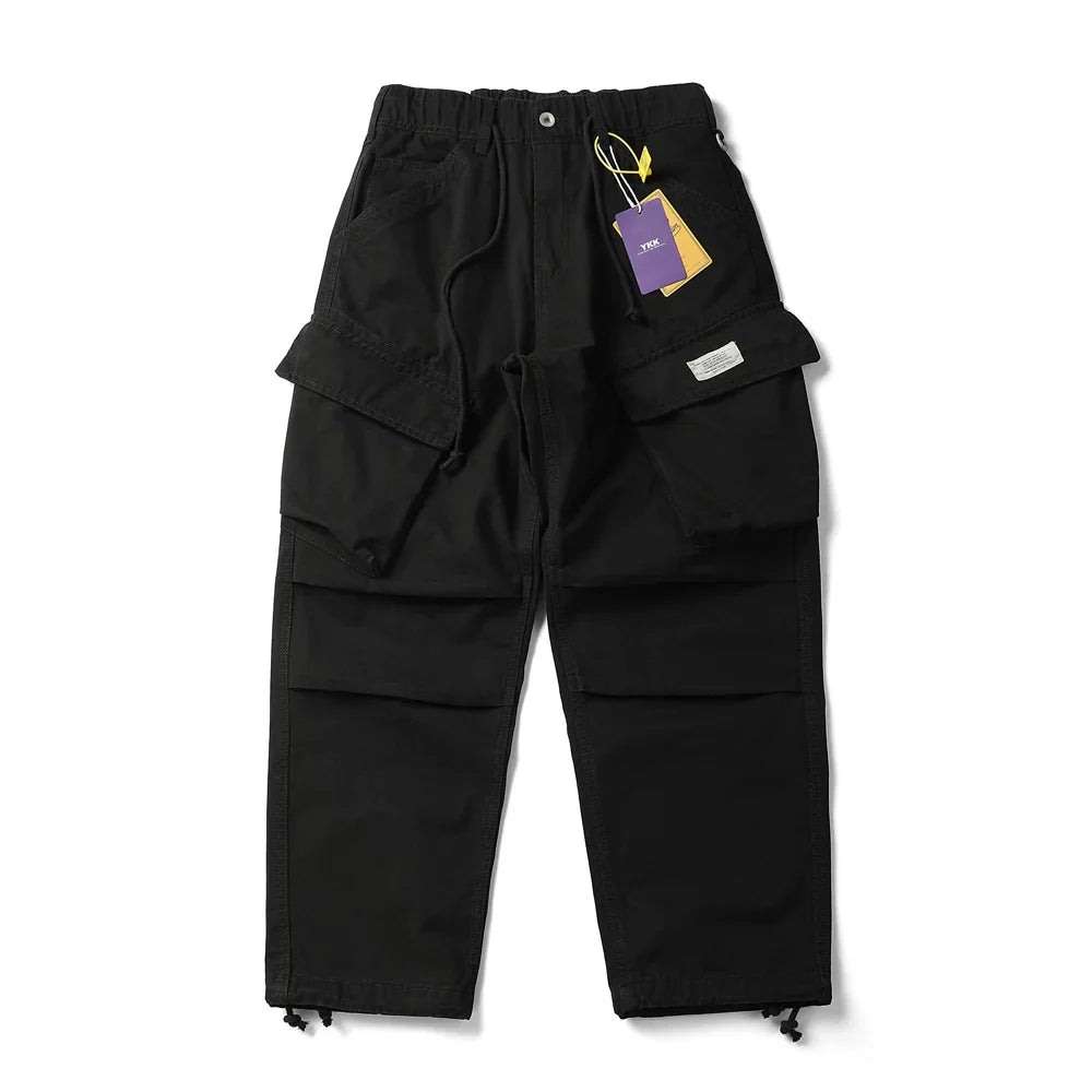 Pleated Knee Workwear Cargo Pants