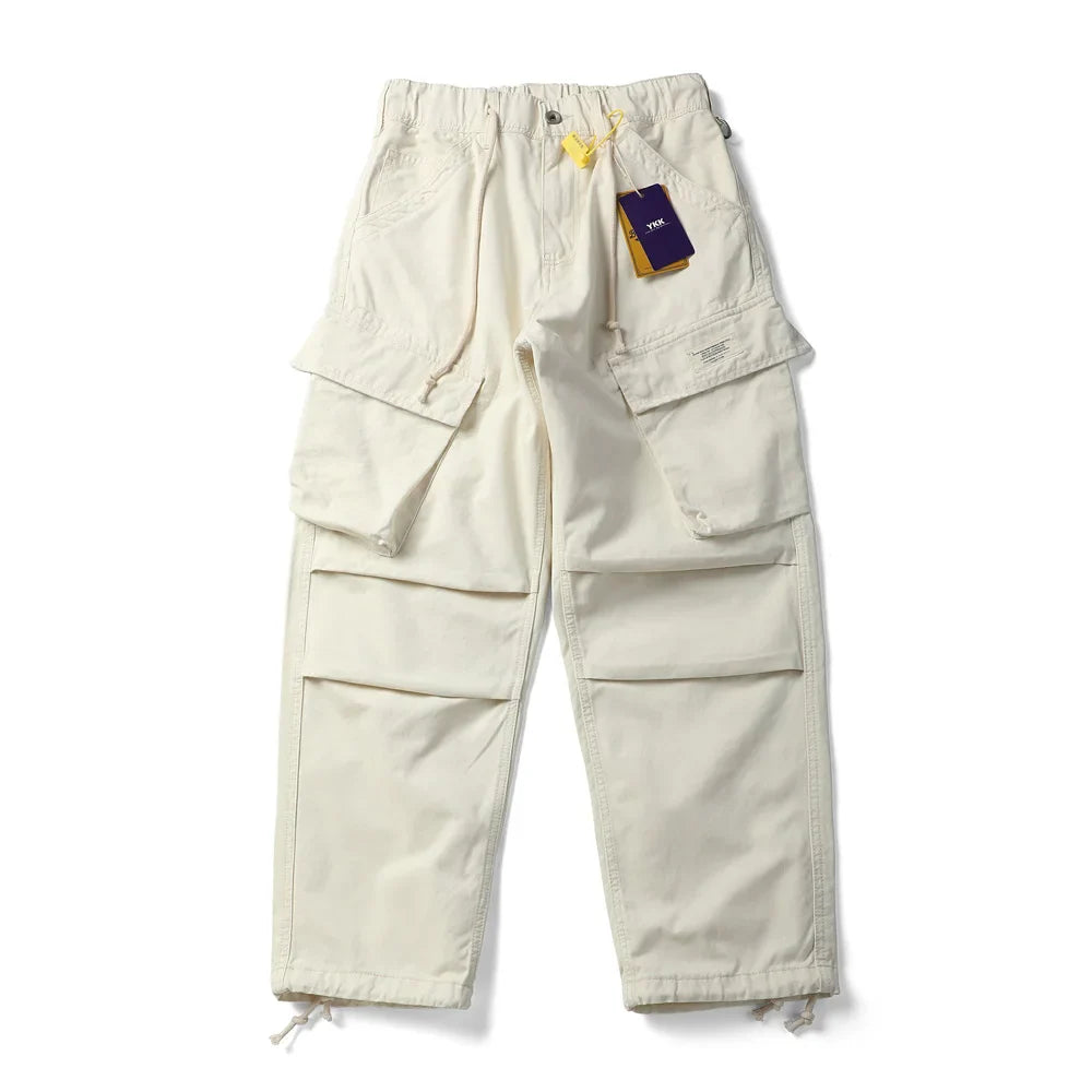 Pleated Knee Workwear Cargo Pants