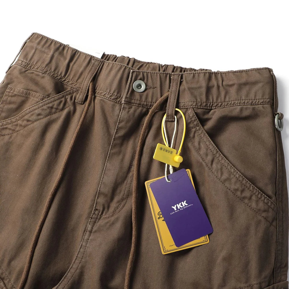 Pleated Knee Workwear Cargo Pants