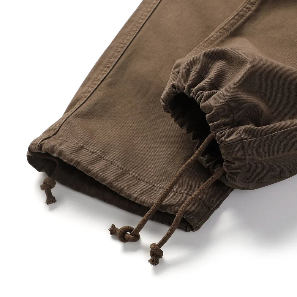 Pleated Knee Workwear Cargo Pants