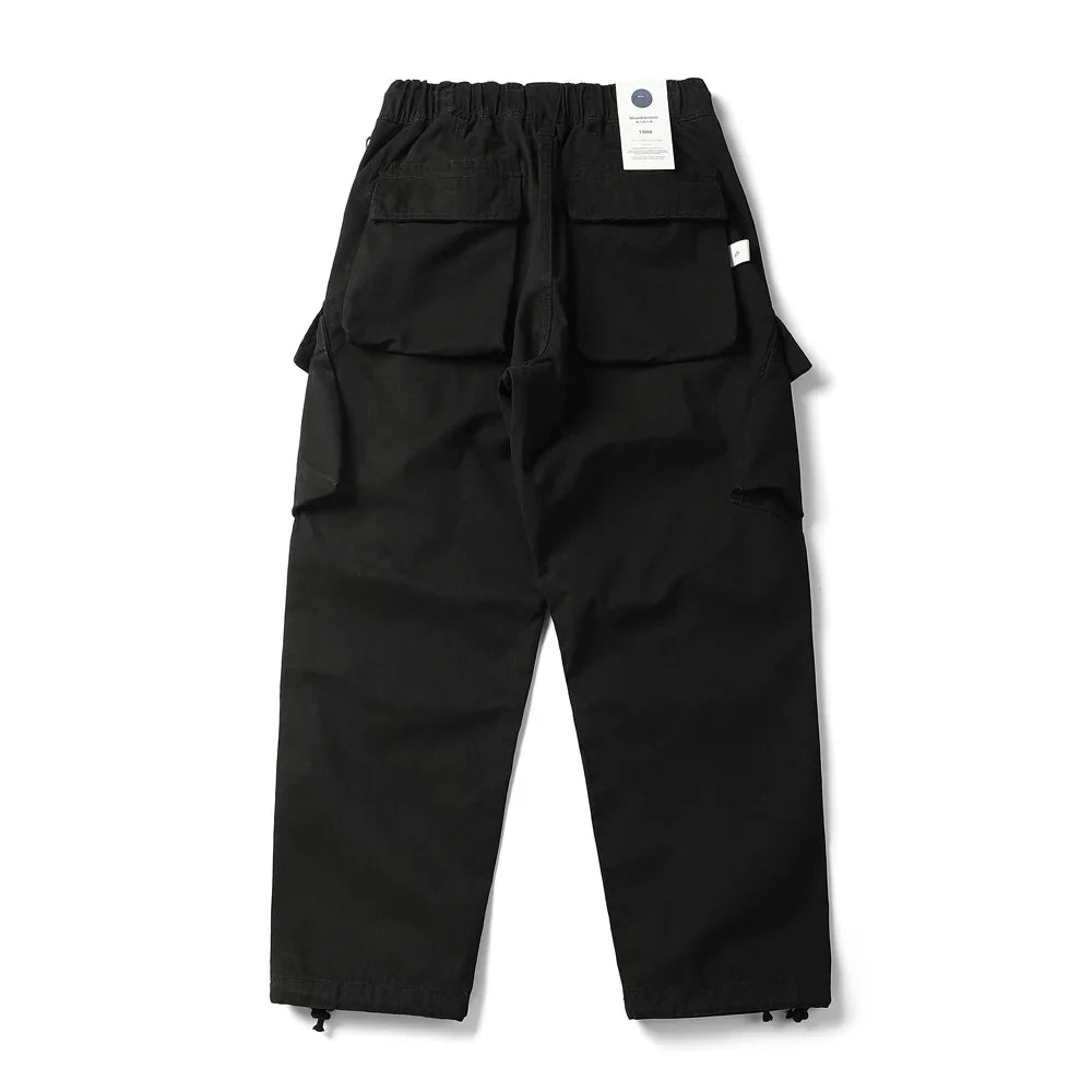 Pleated Knee Workwear Cargo Pants