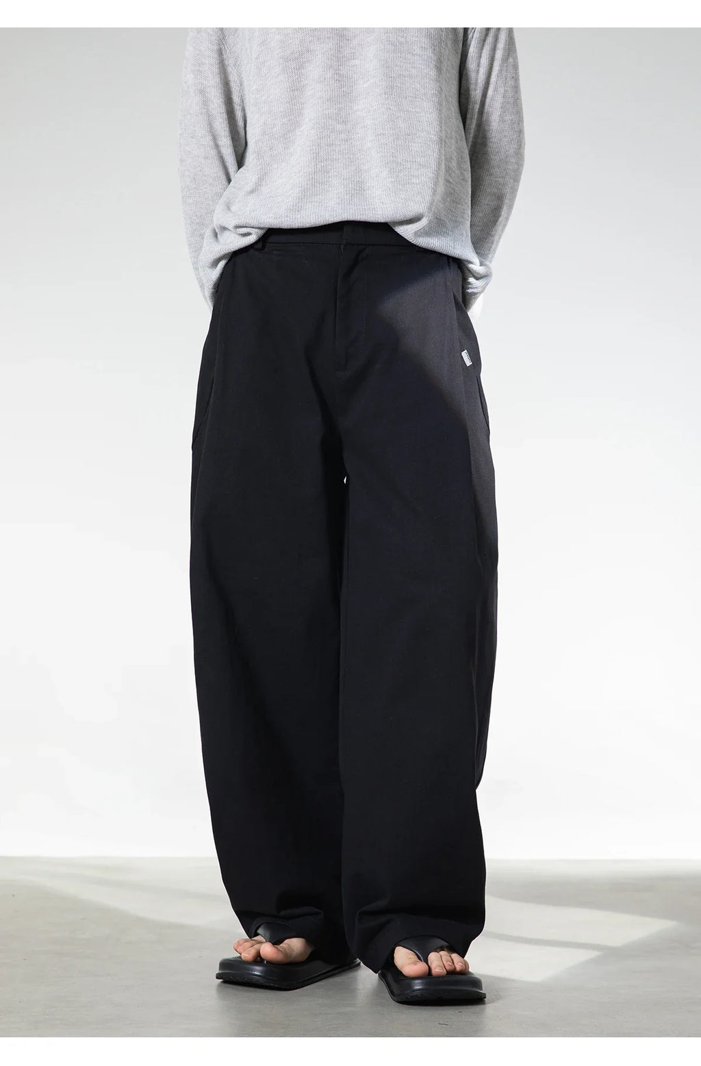 Pleated Wide Leg Trousers