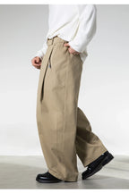 Pleated Wide Leg Trousers
