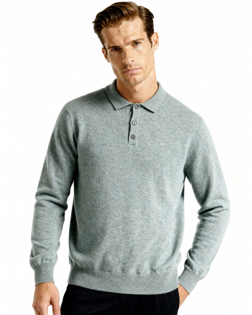 Pure Cashmere Polo Shirt
