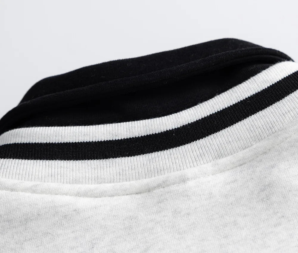 Preppy Collared Sweatshirt