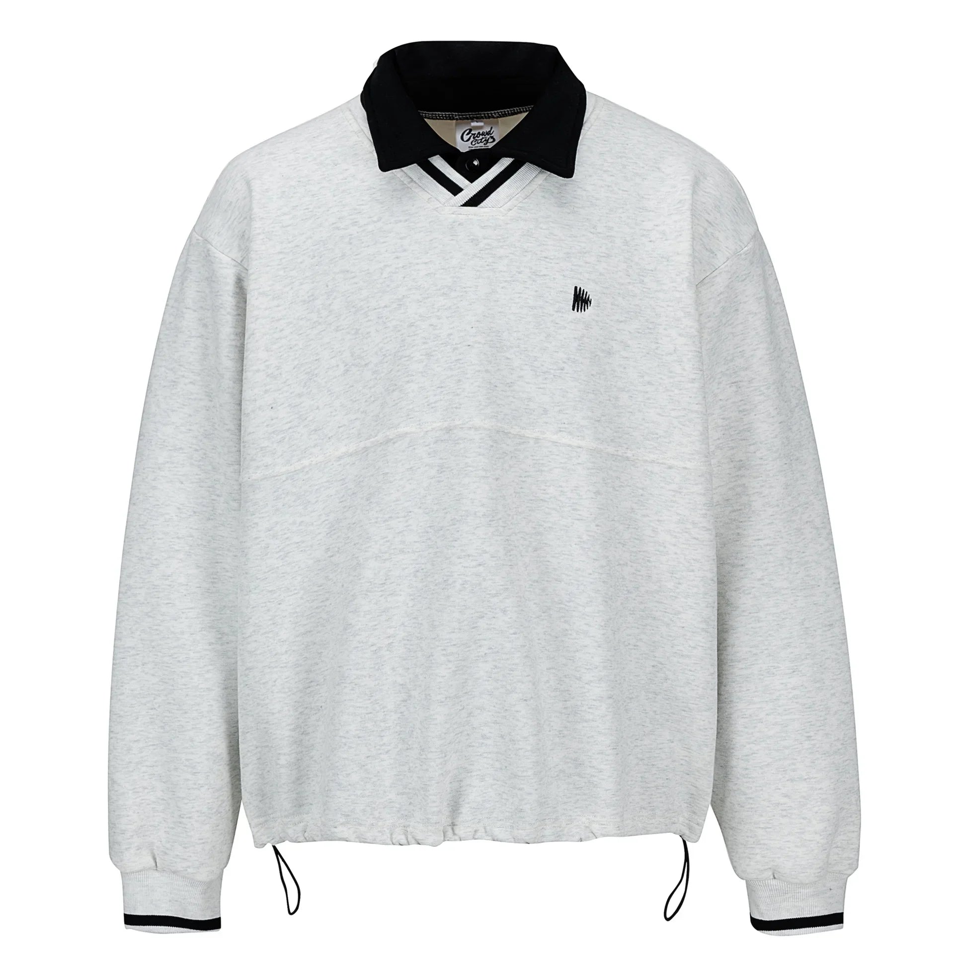 Preppy Collared Sweatshirt